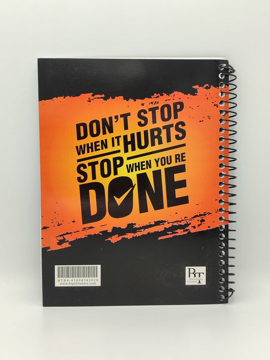 Subject Notebook B4 "Don't Stress Do Your Best"