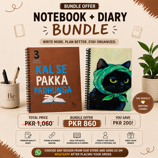 Everyday Writing Duo (Notebook & Diary)
