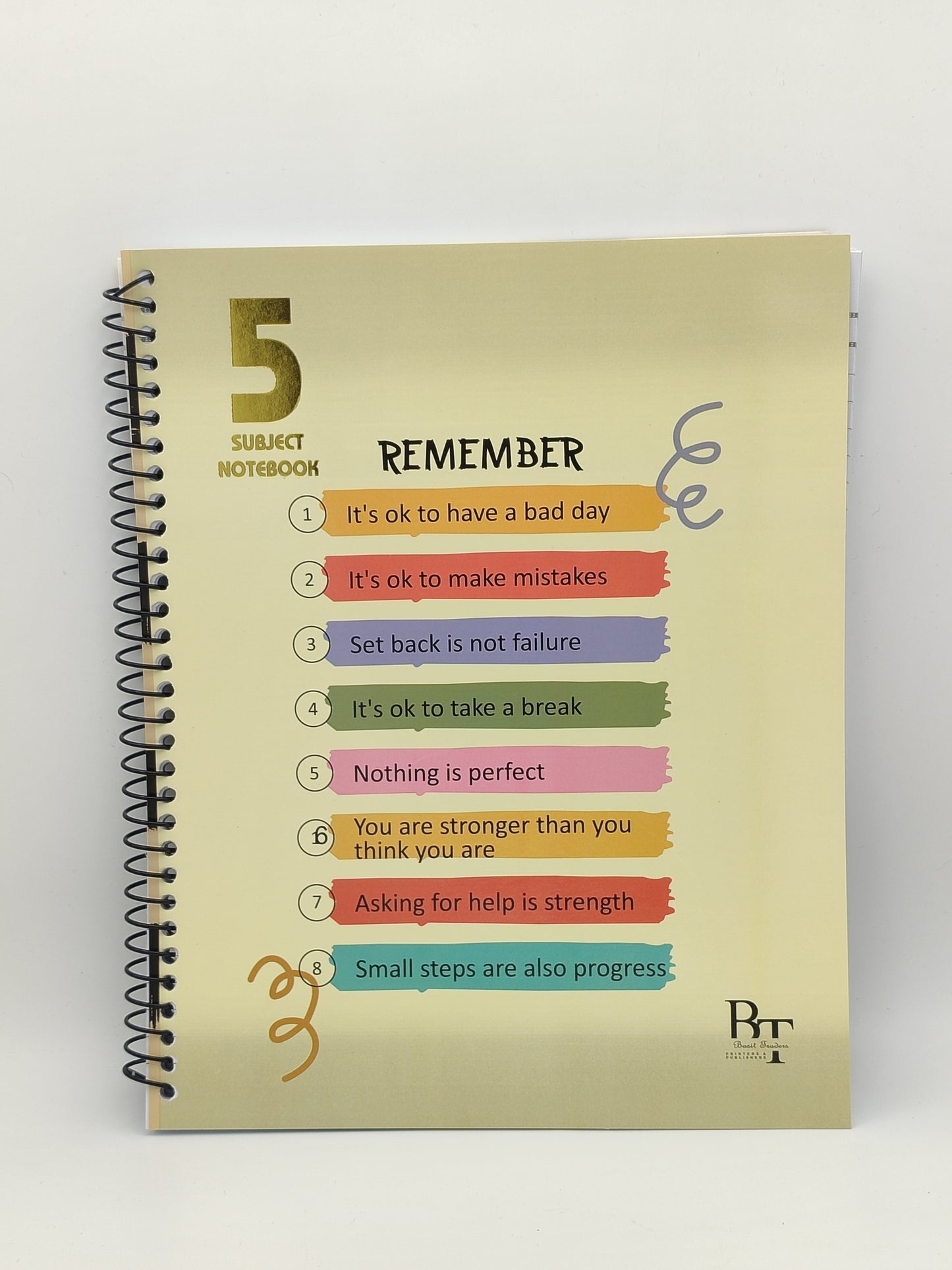 Subject Notebook “Remember”