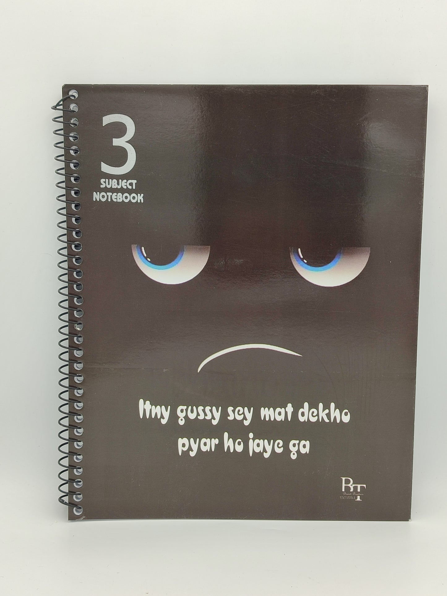 Subject Notebook “Itny Gussy Sey Mat Dekho Pyar Ho Jaye Ga ”