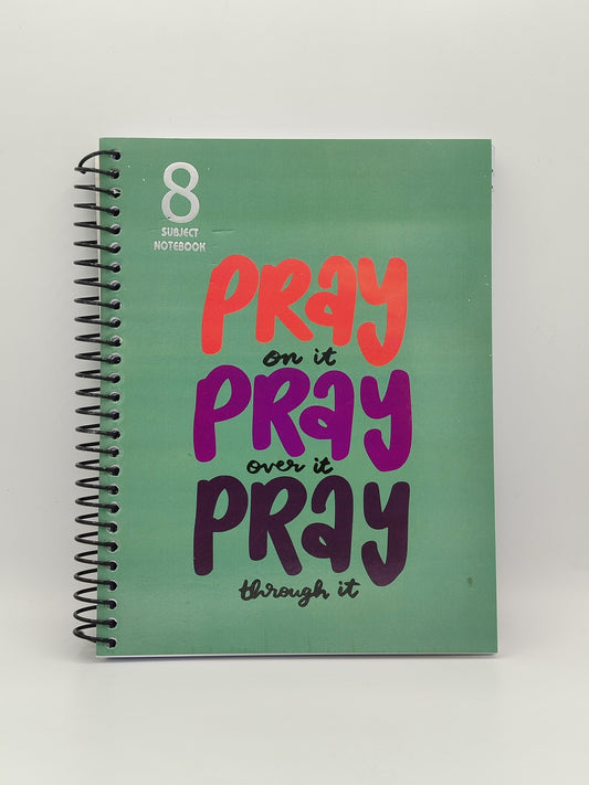 Subject Notebook B4 "Pray On It"