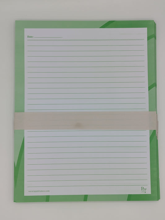 Assignment Sheets With Green Borders