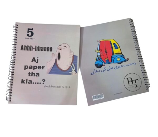 Book A-5 Size (Aj paper tha kya)